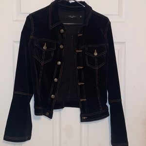 BLACK CORDUROY JACKET